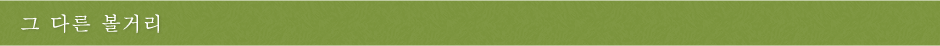 그 다른 볼거리